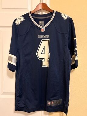 Dallas Cowboys Dak Prescott On Field Jersey